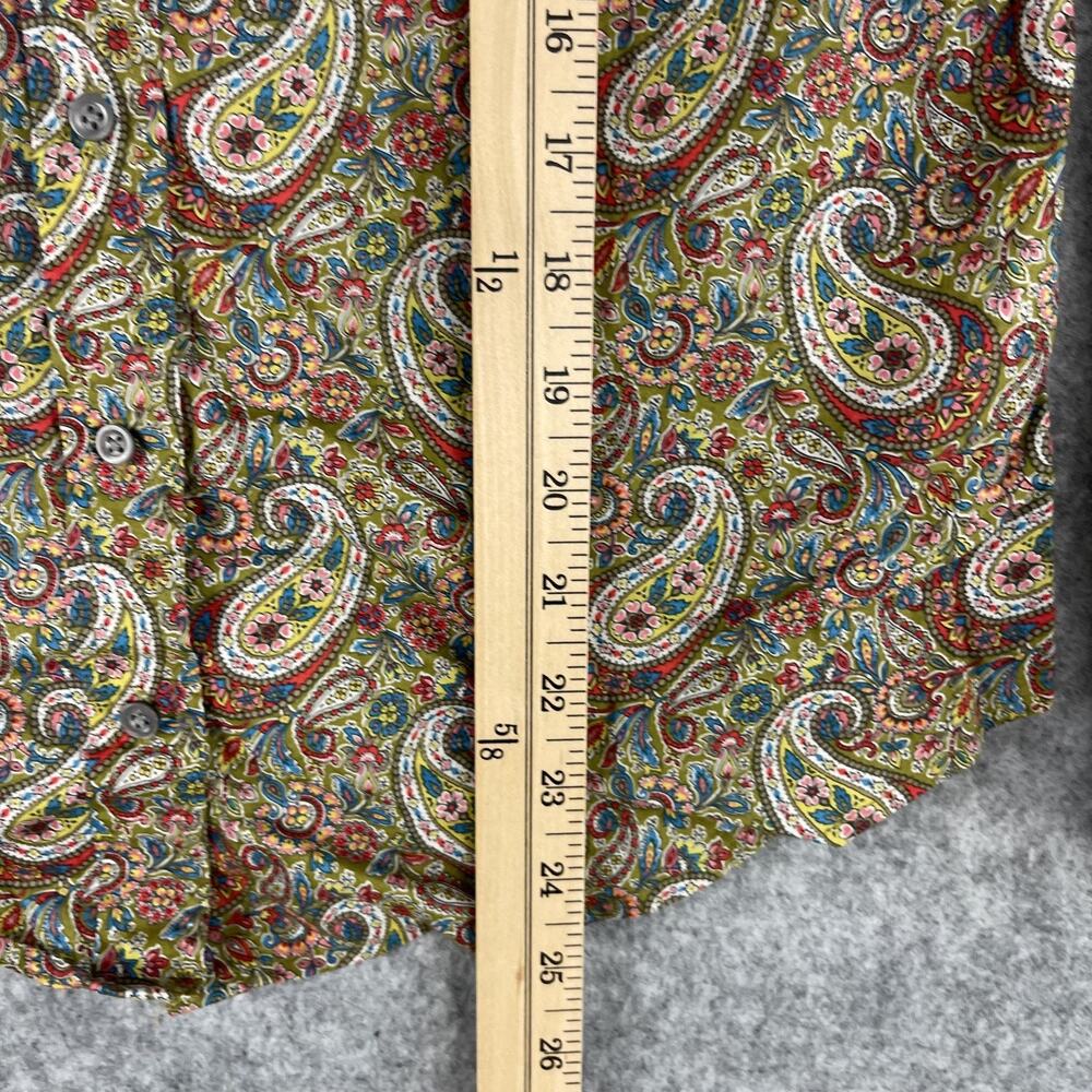 J. Crew Slim Perfect Shirt Liberty Lee Manor Paisley Womens 2 Button Up Cotton - Picture 6 of 15